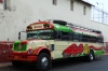 Typical Nicaraguan 'chicken' bus, in Leon