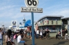 The official end of Route 66 has been moved from Santa Monica Boulevard to Santa Monica Pier The official end of Route 66 has been moved from Santa Monica Boulevard to Santa Monica Pier