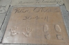 Hand and feet imprints at the Chinese Theatre, Hollywood Boulevard