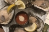 Oysters with tomato sauce and horseradish, New Orleans LA