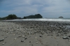 Manuel Antonio beach, before the high tide.