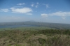 Lake Masaya and Mombacho Volcano from San Fernando Crater, and vultures
