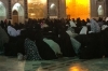 Prayer time for women at the Imam Reza Shrine and major pilgrimage place in Iran