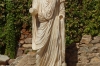 Augustus statue. Aula Sacra, perhaps to worship August, Roman Theatre, Merida ES