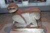 Maya carving of jaguar as a seat