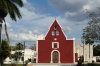 Simple Franciscan sttyle church in Merida