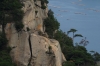 Cliffs on walk to My Misen, Miyajma Island, Japan