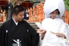 Wedding ceremony at the Kasuga Taisha Shrine, Nara, Japan