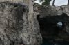 Evan about to jump at Rick's Cafe and Jump at Negril JM