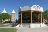 Bandstand. Old town of Mesilla NM USA