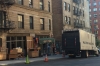 Filming in W 125th Street, New York