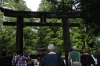 Stone Torri Gate at the Toshogu Shrine, Nikko, Japan