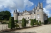 The rear courtyard of Château Kergrist
