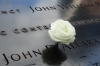 Remembering a birthday. 9/11 Memorial Site NY