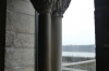 Overlooking Hudson River, Cloisters of Benedictine monastery of Saint-Guilhem-le-Désert, near Montpellier, The Cloisters Museum, Fort Tryon Park, New York US