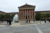 The front entrance to the Philadelphia Museum of Art