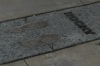 Rocky's footprints in front of the Philadelphia Museum of Arts