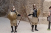 Petra - Nabataean soldiers at the beginning of As-Siq JO