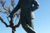 Statue of Dalí in Cadaqués fishing village