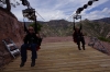 Bruce & Thea at the end of the zip ride