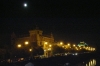 View from the Charles Bridge at night. Prague CZ