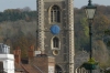 St Mary's Church from Market Place, Henley-on-Thames UK