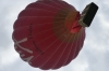 Hot air balloon takes off near Willen Lake, Milton Keynes GB