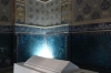 Mausoleum to Shirin Beka oko, Temir's sister. Shakhi-Zinda Mausoleum of the Living King, Samarkand UZ