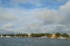 Leavving Belize - the harbour at Caye Caulker