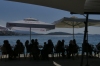 Coffee o'clock on the waterfront at Sarandë AL