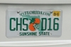 Number plate of the Kia