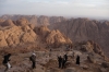 Dawn on Mt Sinai EG - the trek down