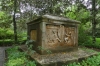 Tomb in the Magnolia Plantation and Gardens near Charleston SC USA