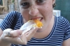 Elisse "loved" the "egg roll". ES