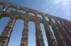 The famous aqueduct of Segovia, constructed in 1st century AD, made of granite blocks without mortar. ES