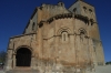 Iglesia de la Salvadore in Sepulveda is a protoype of Castilian Romanesque architecture, with a single arched portico. ES