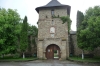 Tower gate, Moldovita Monastery dedicated to the Annunciation, Vatra Moldovitei, 16thC, blues & yellows Tower gate, Moldovita Monastery dedicated to the Annunciation, Vatra Moldovitei, 16thC, blues & yellows
