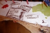 Birthday cake at Denis's 60th birthday celebration at Toucan, Arnex sur Orbe CH