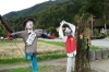 Scarecrows, Shirakawago Ogi-machi grasshô style Village, Japan
