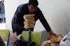 Bread delivery to the food court, Chorsu Bazaar, Tashkent UZ