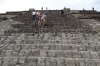 Climbing Piramide de la Luna, Teotihuacan