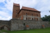 Outside walls of Trakai Island Castle, LT