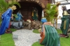 Nativity scene with baby Jesus, on the Malecón, Guayaquil EC