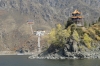 Tao monastery & pagoda at the Heavenly Lake near Urumqi CN