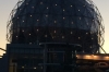 Science World in Vancouver at dusk