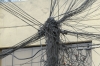 Spaghetti wires remind us of Vietnam, Lima PE