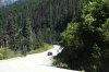 The road at Duffy Lake north of Whistler BC