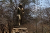 Memorial to David Livingston who 'discovered' Victoria Falls, Zimbabwe