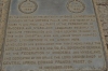 Memorial to David Livingston who 'discovered' Victoria Falls, Zimbabwe